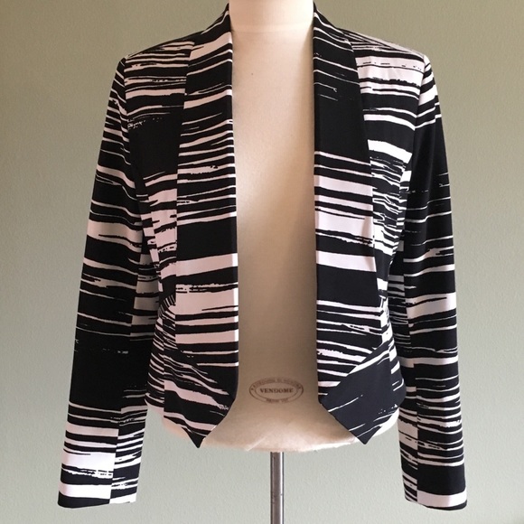 New York & Company Jackets & Blazers - NY & CO. black and white zebra jacket.